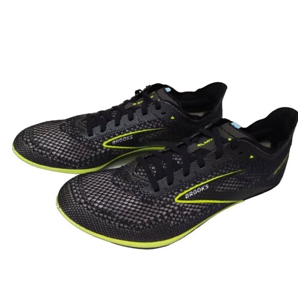 Brooks | Elmn8 6 Running Shoes Track Quicknit Black  | Size 9 - Picture 2 of 12